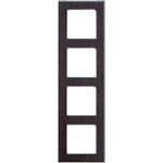 Hochköpper 00189891 4fach Nova Holz Wenge alu frame