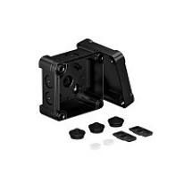 OBO Bettermann X01 SW 95x95x60mm# graphite black cable junction box, 2005110
