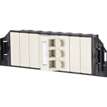 METZ CONNECT 3 Port 180° GB3 RAL1013 C6A Module ISO, 130B11S30301-E