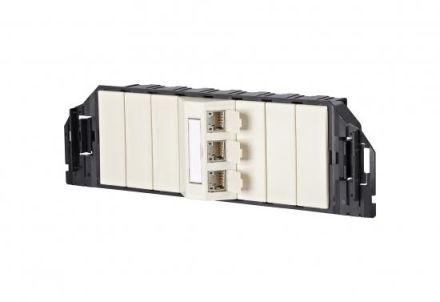 METZ CONNECT 3 Port 180° GB3 RAL1013 C6A Module ISO, 130B11S30301-E