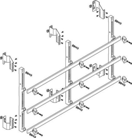 ABN deep 185mm with CU 30x10mm 3-pole 150mm busbar module (MTSC45963)
