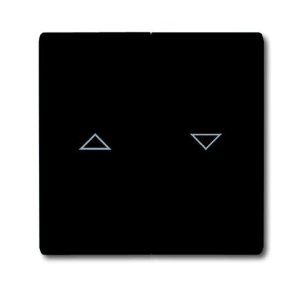 Busch-Jaeger 2126-35 rocker switch, with print anthracite