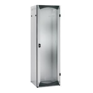 Schneider Electric NSYVDA42U610B 42HE W600 D1000 fixed 19' glass door cable rack