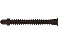Reisser 00T250J197-055045N-2 CABRI terrace screw RN T250, stepped head TX, VG, drill bit with wings, 5.5 x 45, bimetal A4, 2x Rus. brown, CrVI free, sliding, pack of 240 with WERA wedge bit