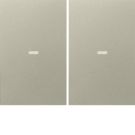 BERKER 80960373 Cover for touch sensor K.1/K.5 | 2-way, lens | matt lacquered stainless steel