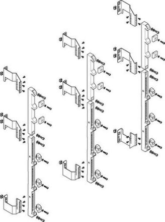 ABN flat 185mm for CU 40x10mm 5-pole 150mm busbar module (MFS48905)