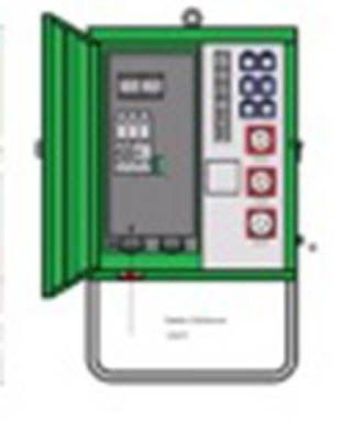 Elektra Tailfingen V 63N/A/621-1-FS RAL 6018 distribution cabinet