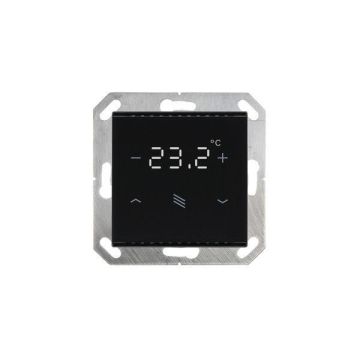 Elsner Cala KNX T 201 Sunblind black RAL9005 room temperature controller