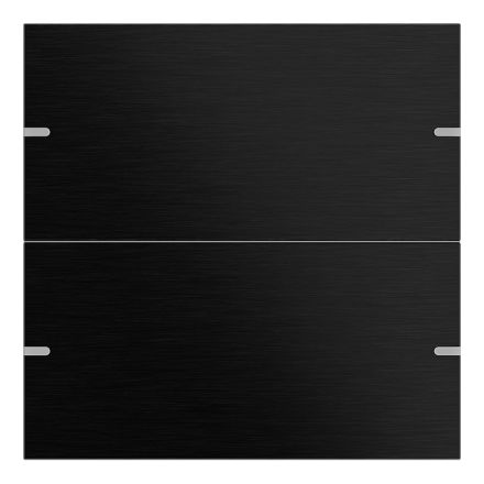 GIRA 5022126 rocker set for touch sensor 4 | 2-way | aluminum black
