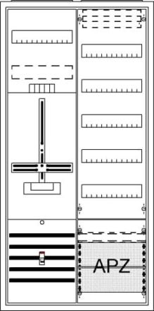 ABB Striebel & John 2CPX054254R9999 DA27BB AP 3Pkt.A27 1Z1V5A2 Complete cabinet