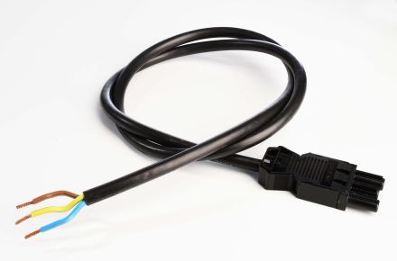 Wieland 800112 spare part connection cable male, black