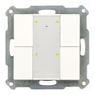 MDT RF-TA55A4.01 KNX-RF push button sensor | 4-way | pure white glossy