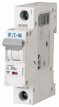 Eaton PXL-C16/1 circuit breaker, 16A, 1p, C-Char , 236059