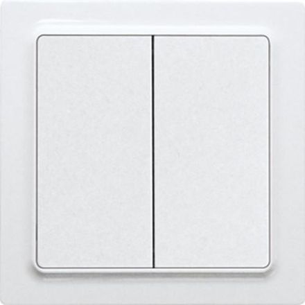 Eltako 30056733 F4T55EOR-pg E-Design55 polar white glossy wireless button