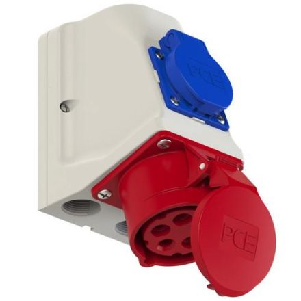 PCE 9215-6 16A 5p 6h IP44 combo box