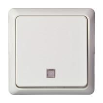 ELSO 252134 flush-mounted button illuminated 10A RENOVATION pearl white