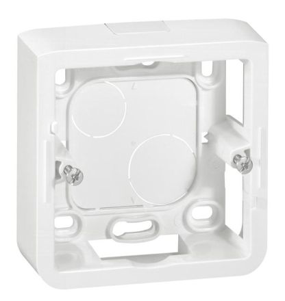 Legrand 080280 AP housing MOSAIC T=30mm 2mod ws, (white)