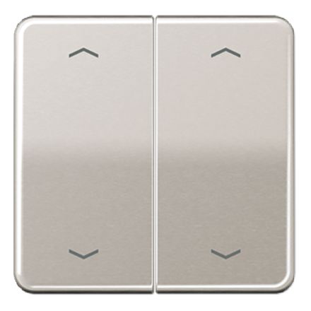 JUNG CD102PPT KNX rocker with arrow symbols F10 CD series | 2-way | platinum