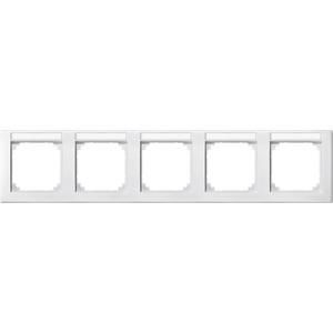 MERTEN 473519 Frame 5-way horizontal polar white