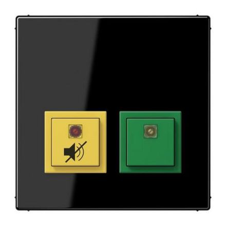 Jung NRSLS0834DZESW emergency call system duty room unit, LS series, black