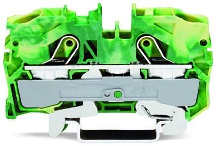 Wago 2010-1207 green-yellow 2 conductor protective conductor terminal