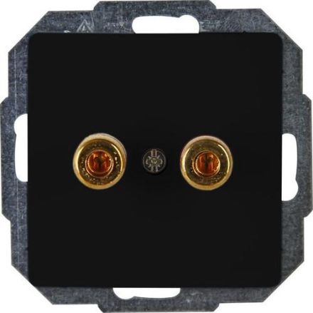 Kopp 921550088 PARISblack matt speaker socket