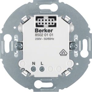 BERKER 85020101 Network insert for KNX radio attachment | Round support ring
