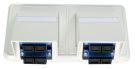 Telegärtner H02051C0060 1-way with 4xSC-Duplex Ker. alpine white fiber optic connection box OAD