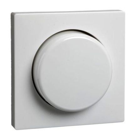 ELSO 267014 Central plate with rotary knob for dimmer JOY pure white