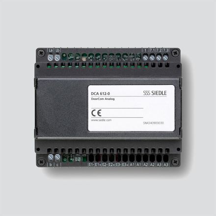 Siedle DCA 612-0 DoorCom-Analog in black