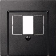 MERTEN 297914 central plate anthracite SYSTEM M