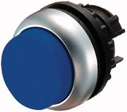 Eaton M22-DLH-B illuminated pushbutton, raised, blue, momentary, 216973