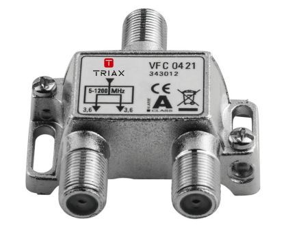 Triax 343012 VFC 0421 1.2GHz 2-way 3.7dB distributor