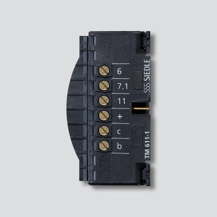 Siedle 210007291-00 for TM 611-1 Black terminal block