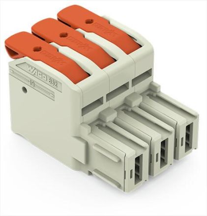 Wago 832-1103/000-9037 connecting terminal 3p lgr 76A 0.75-25qmm