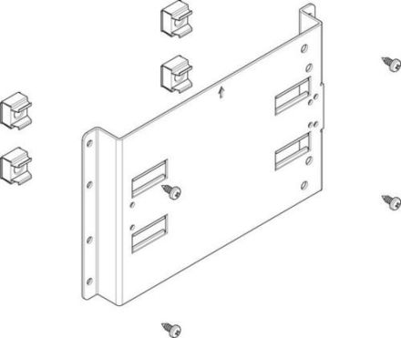 ABN 1FB/3RE for 1xNH1 without NH2 isolator mounting bracket (FMT13322N)