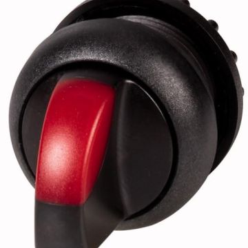 Eaton M22S-WLKV-R illuminated selector switch, 2 positions, red, momentary, 284399