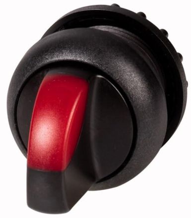 Eaton M22S-WLKV-R illuminated selector switch, 2 positions, red, momentary, 284399