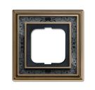 Busch-Jaeger 1721-843 cover frame, 1-way frame antique brass decor anthracite