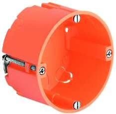 Kaiser 9068-04 T: 41mm orange thin planking. Hollow wall device box, 9068-04