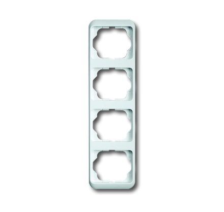 Busch-Jaeger 1734-24G cover frame, 4-way frame studio white high gloss