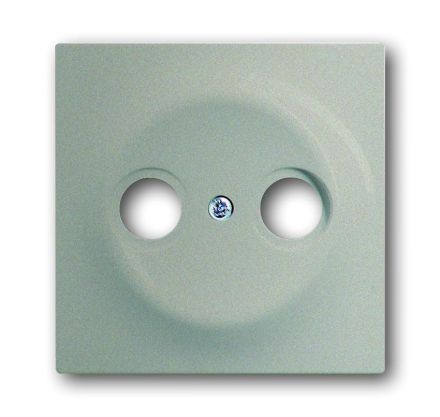 Busch-Jaeger 1743-79 central plate, as cover for standard antenna sockets, champagne metallic