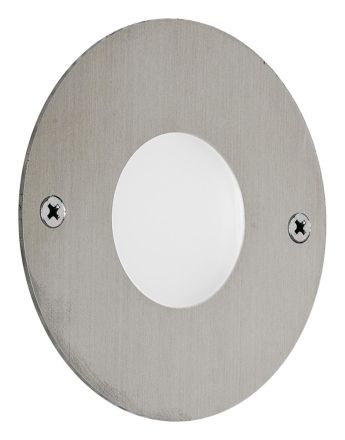 EVN LR0601A P EDS round IP44 0.6W 12V DC 6000K LED recessed wall light