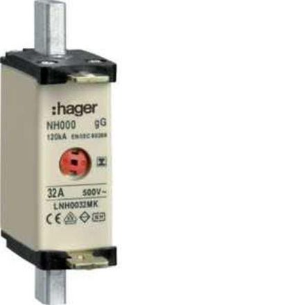 Hager LNH0035M6 NH fuse link NH0 gG 690V 35A K-detector