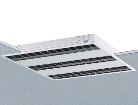 Ridi Leuchten 0860029 EBRE6-R3X055/10DA-SM LED grid recessed luminaire