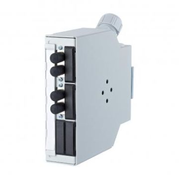 METZ CONNECT 2xSC-Duplex coupling phosphor bronze fiber optic distributor Opdat Reg+ light gray, 150240C30210E