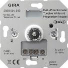 Gira 203000 DALI potentiometer tunable WH power supply insert