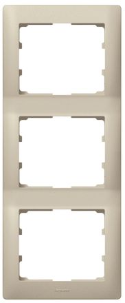 Legrand 771407 frame Galea 3-way vertical titanium, (Titanium)