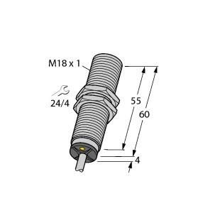 Turck 1536000 BI5-M18-LIU Inductive Sensor