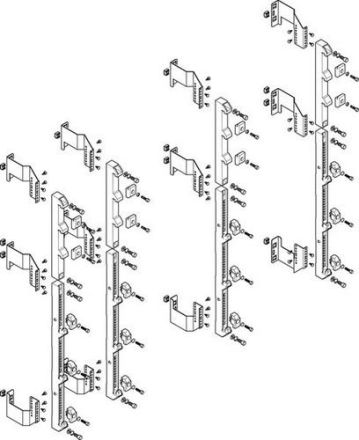 ABN flat 185mm for Cu 40x10mm 5-pole 150mm busbar module (MFS58905)